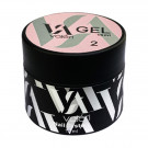 Гель для нарощування нігтів Valeri Builder Gel 02 Nude, 15 мл