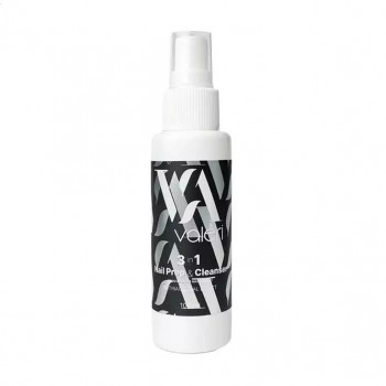 Засіб для нігтів Valeri 3In1 Nail Prep & Cleanser Дезінфекція, знежирення та зняття липкого шару, 100 мл