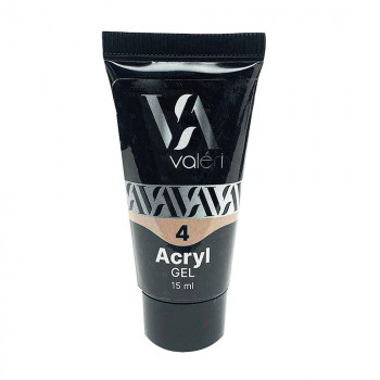 Акрил-гель для нігтів Valeri Acryl Gel 4, 15 мл