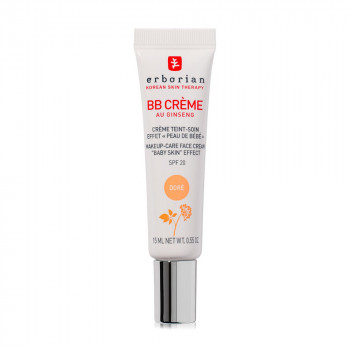 ВВ-крем для обличчя Erborian BB Cream Baby Skin Effect, SPF 20, із женьшенем, Dore, 15 мл