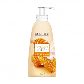 Рідке мило для рук Gallus Milk & Honey, 1 л