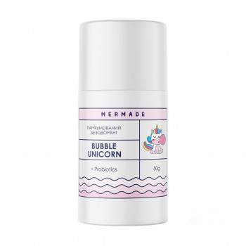 Парфумований дезодорант-стік з пробіотиком Mermade Bubble Unicorn жіночий, 50 г