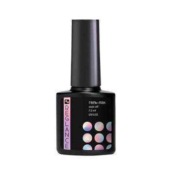 Гель-лак для нігтів Reglance Gel Polish 179 Тілесний з різнокольоровим глітером, 7.5 мл