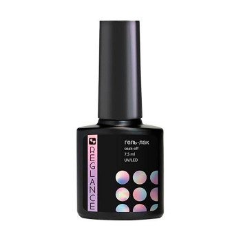 Гель-лак для нігтів Reglance Gel Polish 190 Небесний з білими пластівцями, 7.5 мл