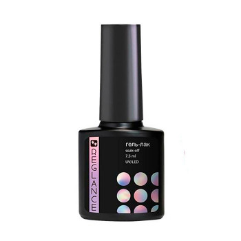 Гель-лак для нігтів Reglance Gel Polish 191 Гіацинтовий з білими пластівцями, 7.5 мл