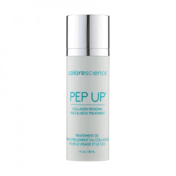 Крем для обличчя та шиї Colorescience Pep Up Collagen Renewal Face & Neck Treatment, для стимулювання вироблення колагену, 30 мл