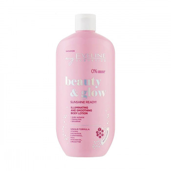 Розгладжувальний лосьйон для тіла Eveline Cosmetics Beauty & Glow Sunshine Ready! з ефектом сяйва, 350 мл