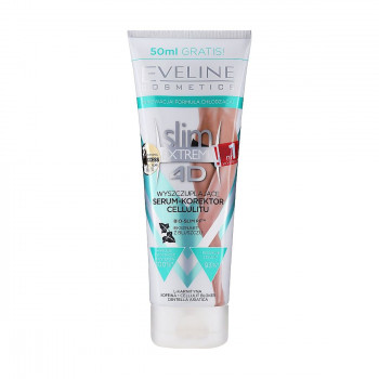 Антицелюлітна сироватка для тіла Eveline Cosmetics Slim Extreme 4D Slimming Serum-Cellulite Corrector, 250 мл