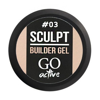 Білдер-гель для нігтів GO Active Sculpt Builder Gel 03 Natural, 12 мл