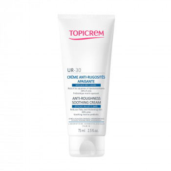 Пом'якшувальний крем для тіла Topicrem UR-30 Anti-Roughness Smoothing Cream для огрубілої шкіри, 75 мл