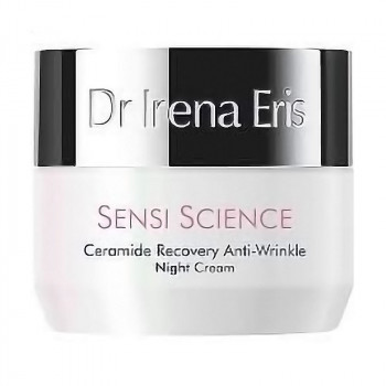 Відновлювальний нічний крем для обличчя Dr Irena Eris Sensi Science Ceramide Recovery Anti-Wrinkle Night Cream проти зморщок, 50 мл
