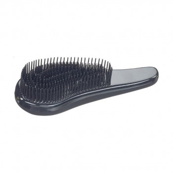 Гребінець для пухнастого та довгого волосся Sibel D-Meli-Melo Detangling Brush чорний, 1 шт
