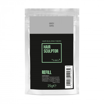 Пудра для маскування залисин волосся Sibel Hair Sculptor Сивий, 25 г (рефіл)
