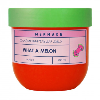 Слаймовий гель для душу Mermade What a Melon з алое, 200 мл