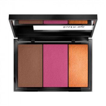 Палетка для скульптурування обличчя Isadora Face Sculptor 3-in-1 Palette, 65 Bronze Plum, 12 г