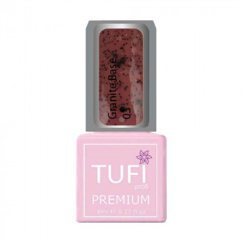 База для гель-лаку Tufi profi Premium Granite Base 03 Пастельний теракот, 8 мл