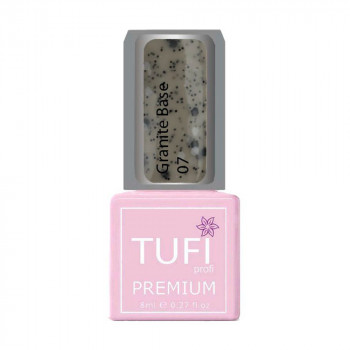 База для гель-лаку Tufi profi Premium Granite Base 07 Пастельний тілесний, 8 мл