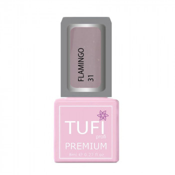 Гель-лак для нігтів Tufi profi Premium Flamingo 31 Рожева вода, 8 мл