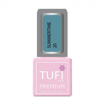 Гель-лак для нігтів Tufi Profi Premium Summertime, 20 Блакитний, 8 мл