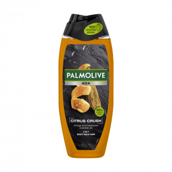 Чоловічий гель для душу та шампунь 2 в 1 Palmolive Men Цитрусовий заряд, підбадьорливий, 500 мл