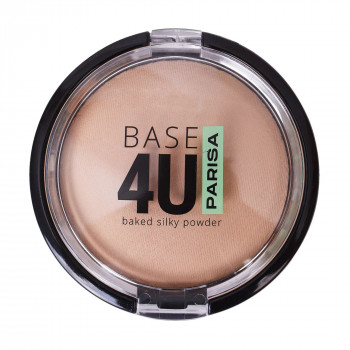 Шовковиста запечена пудра для обличчя Parisa Cosmetics Base 4U Baked Silky Powder, 101-2 Beige, 7 г