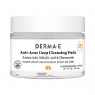 Диски для глибокого очищення шкіри обличчя Derma E Anti-Acne Deep Cleansing Pads, 50 мл