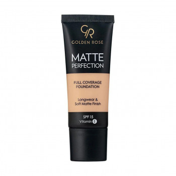 Тональна основа для обличчя Golden Rose Matte Perfection Full Coverage Foundation SPF 15, C4, 35 мл