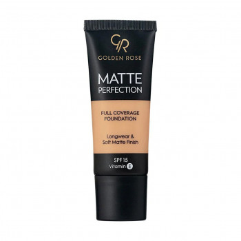 Тональна основа для обличчя Golden Rose Matte Perfection Full Coverage Foundation SPF 15, C6, 35 мл