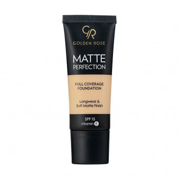 Тональна основа для обличчя Golden Rose Matte Perfection Full Coverage Foundation SPF 15, N2, 35 мл
