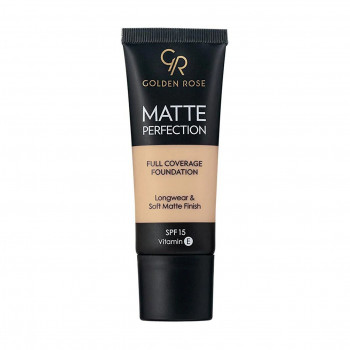 Тональна основа для обличчя Golden Rose Matte Perfection Full Coverage Foundation SPF 15, N4, 35 мл