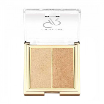 Компактний хайлайтер для обличчя Golden Rose So Glow! Highlighter Duo, 102 Sunshine, 6.4 г