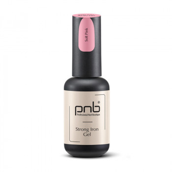 Гель-архітектор для нігтів PNB UV/LED Strong Iron Gel, Soft Pink, 8 мл