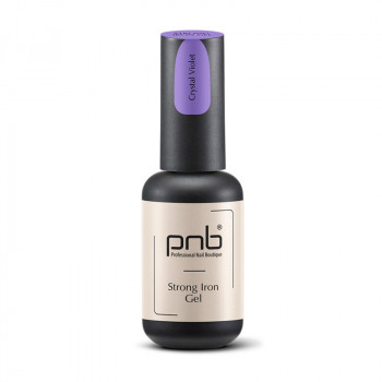 Гель-архітектор для нігтів PNB UV/LED Strong Iron Gel, Сrystal Violet, 8 мл