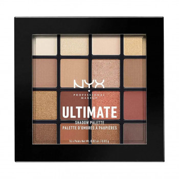 Палетка тіней для повік NYX Professional Makeup Ultimate Shadow Palette 16 відтінків, Warm Neutrals, 12.8 г