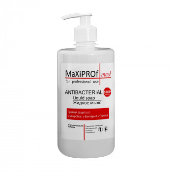 Антибактеріальне рідке мило MaXiPROF Antibacterial Liquid Soap з ароматом мандарина, 500 мл