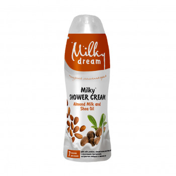Крем-гель для душу Milky Dream Мигдалеве молочко та олія ши з молочним протеїном, екстрактом мигдалю та олії ши, 500 мл