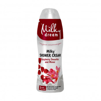 Крем-гель для душу Milky Dream Малиновий смузі та моної з молочним протеїном та екстрактом моної, 500 мл