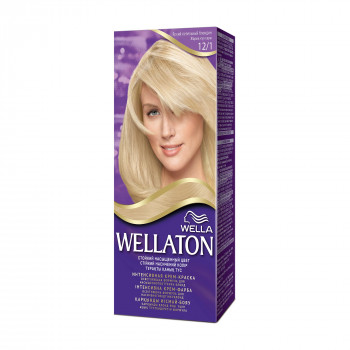 Інтенсивна крем-фарба для волосся WELLA Wellaton Intense Color Cream 12/1 Яскравий попелястий блондин, 110 мл