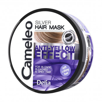 Маска для волосся Delia Cosmetics Cameleo Silver Hair Mask з анти-жовтим ефектом, 200 мл