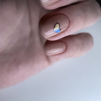 Легкая ручная роспись, фото - Нігтьова студія STERILE NAILS SALON