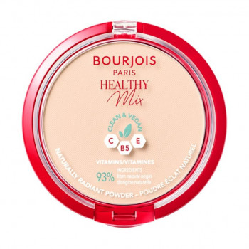 Компактна пудра для обличчя Bourjois Poudre Compacte Healthy Mix Clean, 01 Ivoire, 10 г