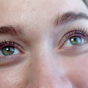 Ламинирование ресниц, фото - бровист Марина Огородник