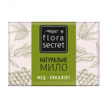 Натуральне мило Flora Secret Мед-евкаліпт, 75 г