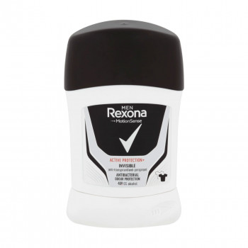 Антиперспірант стік чоловічий Rexona Men Active Protection+ Невидимий на чорному і білому активний захист, 50 мл