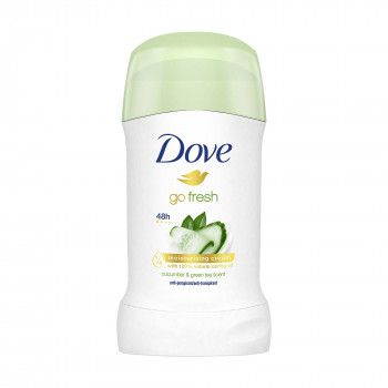 Антиперспірант-стік Dove Go Fresh 48H з ароматом огірка та зеленого чаю, жіночий, 40 мл