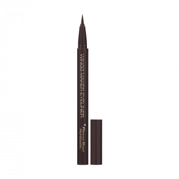 Ультратонка підводка-маркер для очей Pierre Rene Professional Wings Maker Eyeliner Dark Brown, 0.5 г