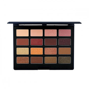 Палетка тіней для повік Konad Feeblin Tada Eyeshadow Pro Palette, 02 Warm Tone Basic, 25.6 г