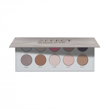 Палетка тіней для повік Affect Cosmetics Nude By Day Eyeshadows Palette, 25 г