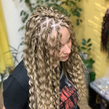 Дредокучері або коси з кучерями
                    Брейдер Натали Киев