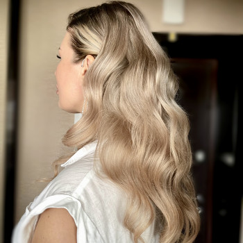укладка на довге волосся